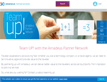 Tablet Screenshot of partnernetwork.amadeus.com