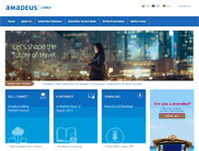 Tablet Screenshot of amadeus.lk