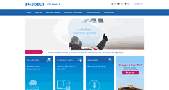 Desktop Screenshot of amadeus.com.bd