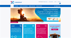 Desktop Screenshot of amadeus.com