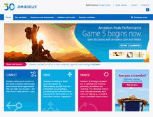 Tablet Screenshot of amadeus.com